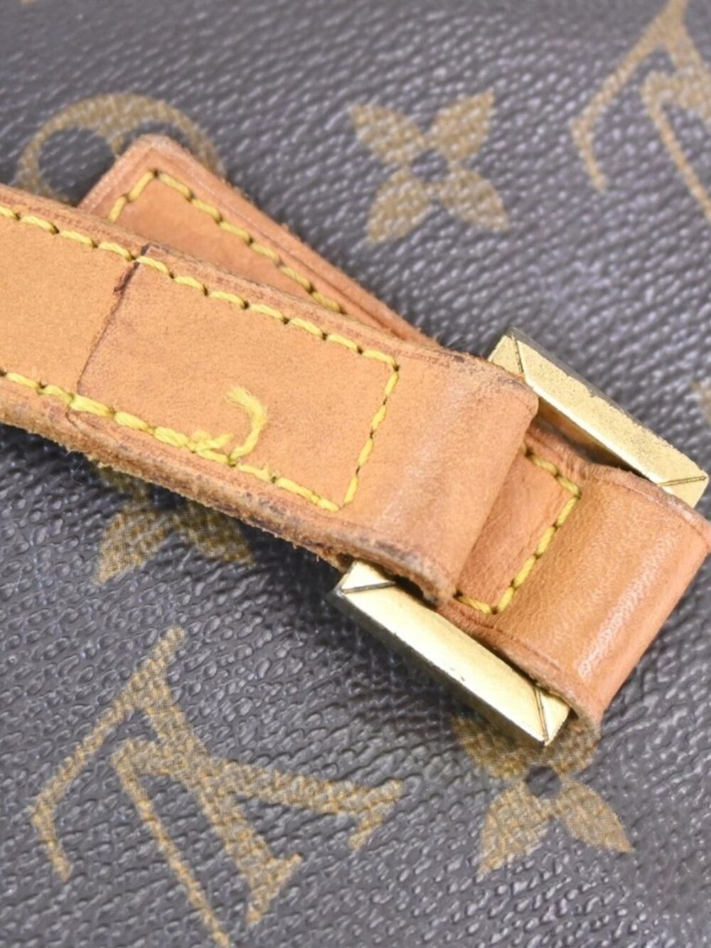 LOUIS VUITTON CABAS MEZZO HAND TOTE BAG MONOGRAM M51151 AR0999 RQ02069 - Picture 7 of 13